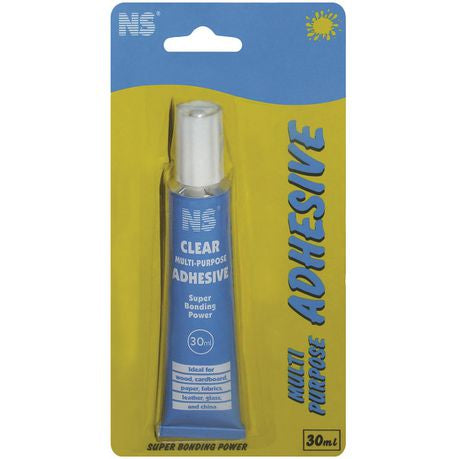 NS Multi Purpose Adhesive - Clear 30ml Buy Online in Zimbabwe thedailysale.shop
