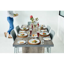 Load image into Gallery viewer, Gizmo - Elegant 19cm Silver Lined Rim Plates - Set Of 4
