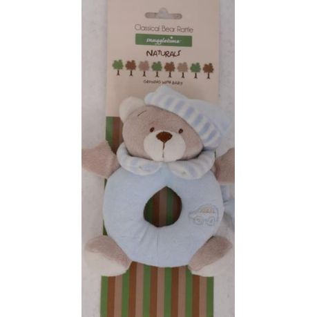 Snuggletime - Classical Plush Bear Rattle - Blue Buy Online in Zimbabwe thedailysale.shop