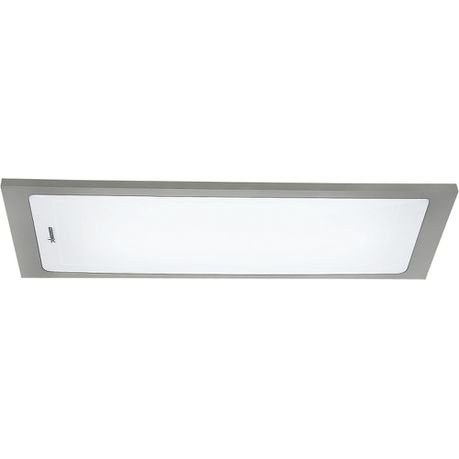 55 Watt Flush Mount Polycarbonate Fluorescent Fitting with Silver Trim Buy Online in Zimbabwe thedailysale.shop