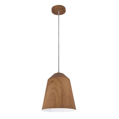 Bright Star Lighting Metal Pendant Vase Shaped with Wood Grain Finish Buy Online in Zimbabwe thedailysale.shop
