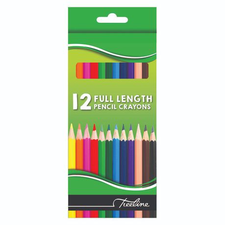 Treeline Pencil Crayons 12's Full Length Buy Online in Zimbabwe thedailysale.shop