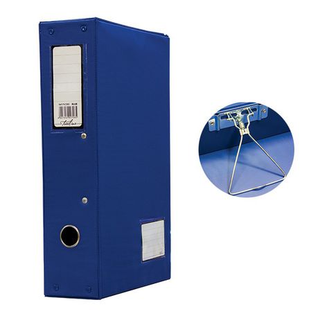 Treeline Spring Clip Filing Box PVC Blue Buy Online in Zimbabwe thedailysale.shop
