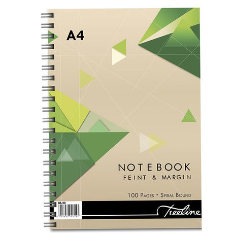 Treeline Spiral Note Book Side Bound A4 - Wiro 100pg Buy Online in Zimbabwe thedailysale.shop