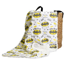 Load image into Gallery viewer, Sherpa Soft Reversible Blanket Batman
