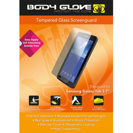 Body Glove Tempered Glass screenguard for Samsung Tab 3 7 Lite