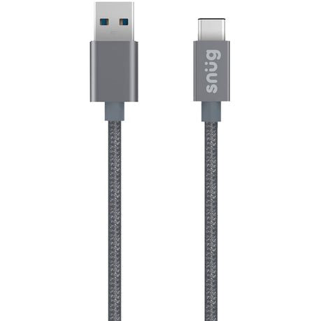 Snug Type C to USB 3 Cable - Black Buy Online in Zimbabwe thedailysale.shop
