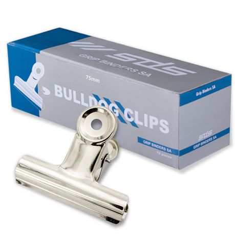 SDS 75mm Bulldog Clips - Box of 12 Buy Online in Zimbabwe thedailysale.shop