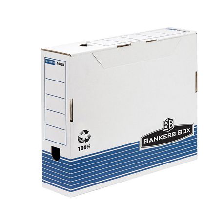 Fellowes System Series Transfer File 80mm (Size: A4) Pack of 4 Buy Online in Zimbabwe thedailysale.shop