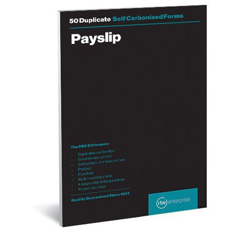 RBE: Payslip Pad - 50 Sets - Duplicate - A5 Buy Online in Zimbabwe thedailysale.shop