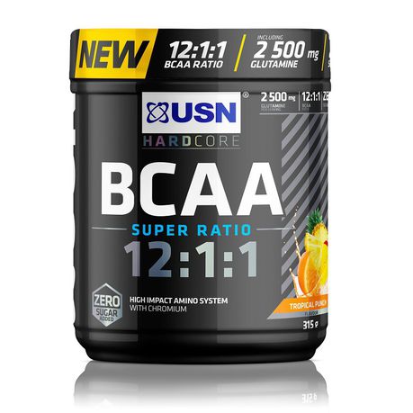 USN BCAA 12:1:1 315g - Tropical Punch Buy Online in Zimbabwe thedailysale.shop