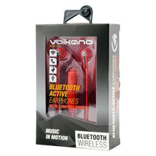 Load image into Gallery viewer, Volkano Motion Series Bluetooth Earphones - Red &amp; Black
