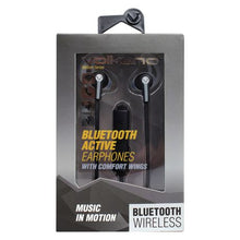 Load image into Gallery viewer, Volkano Motion Series Bluetooth Earphones - Black &amp; Grey
