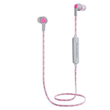 Load image into Gallery viewer, Volkano Moda Series Nylon Bluetooth Earphones - Pink
