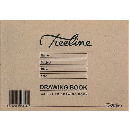 Treeline Drawing Books Landscape A4 24 pg Soft Cover (Pack of 25) Buy Online in Zimbabwe thedailysale.shop