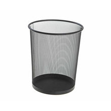 Load image into Gallery viewer, SDS: M900 Wire Mesh Metal Round Waste Bin Black
