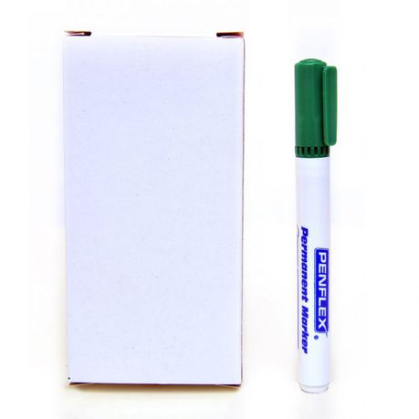 Penflex PM 13 Permanent Markers Bullet Tip Box-10 Green Buy Online in Zimbabwe thedailysale.shop