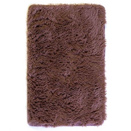 Lush Living - Rug Bailey Plush Shaggy - Chocolate 50 x 80