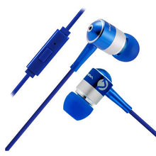 Load image into Gallery viewer, Volkano Stannic Series Earphones with Mic - Blue
