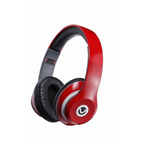 Volkano Falcon Series Headphones with Mic - Red