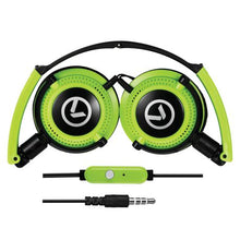 Load image into Gallery viewer, Amplify Symphony Headphones with Microphone - Black Green

