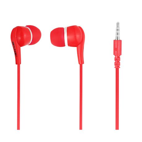 Bounce Hustle Series Earphones - Red Buy Online in Zimbabwe thedailysale.shop