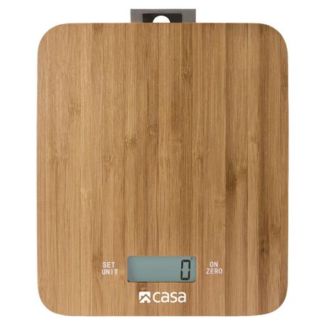 Casa Electronic Bamboo Kitchen Scale Buy Online in Zimbabwe thedailysale.shop