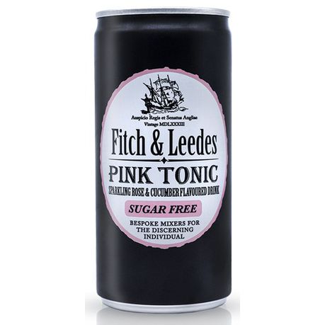 Fitch & Leedes Sugar Free - Pink Tonic - 24 x 200ml