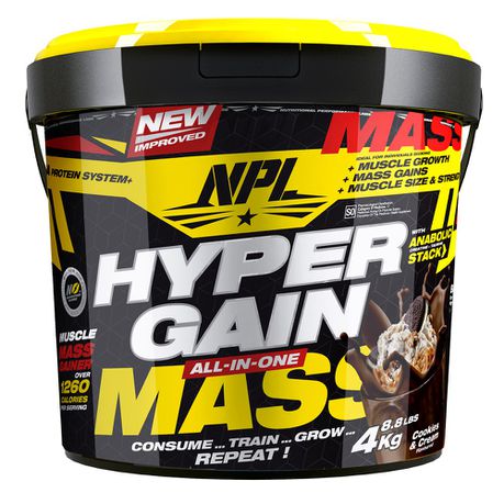 NPL - Hyper Gain, Cookies & Cream - 4 kg Buy Online in Zimbabwe thedailysale.shop