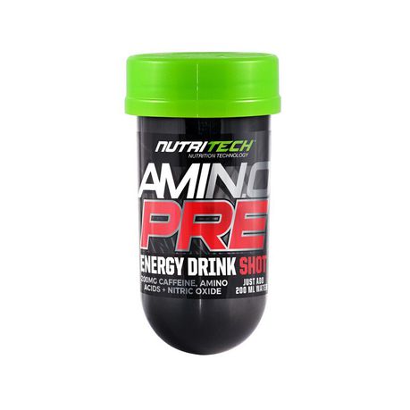 Nutritech Amino Pre Double Shot Bullets - Lemon Lime Freeze - 34g x 12 Buy Online in Zimbabwe thedailysale.shop