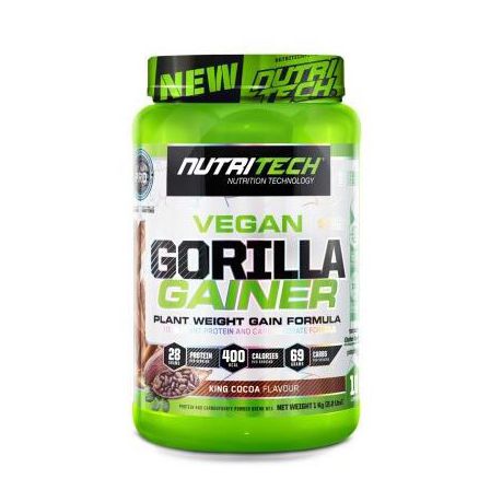 Nutritech Vegan Gorilla Gainer - King Cocoa - 1kg Buy Online in Zimbabwe thedailysale.shop