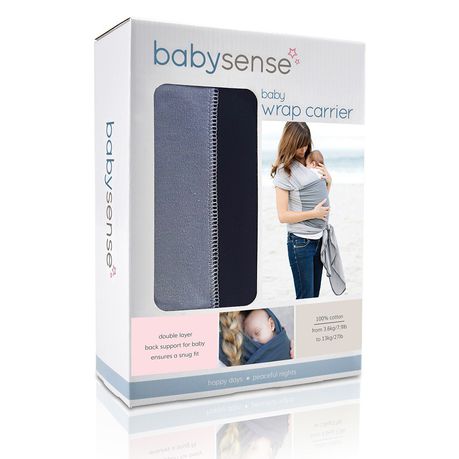Baby Wrap Carrier - Black & Grey Buy Online in Zimbabwe thedailysale.shop