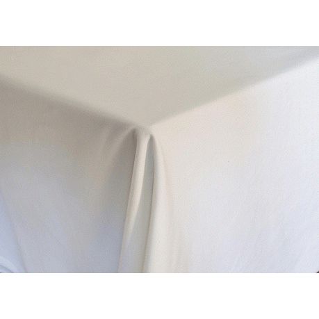 DSA - 300cm Polyteq Circular Stain Resistant Tablecloth - White