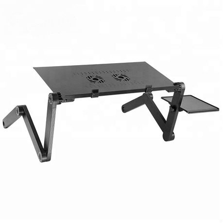 Foldable Laptop / Notebook / Tablet Stand - TT001 - Ergonomic - Black Buy Online in Zimbabwe thedailysale.shop