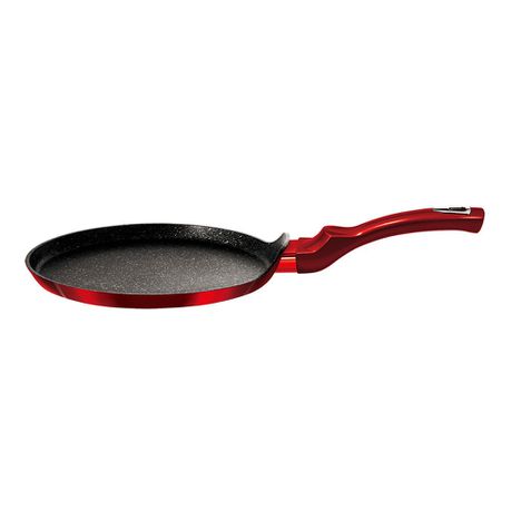 Berlinger Haus 25cm Marble Coating Pancake Pan - Black Burgundy Edition Buy Online in Zimbabwe thedailysale.shop