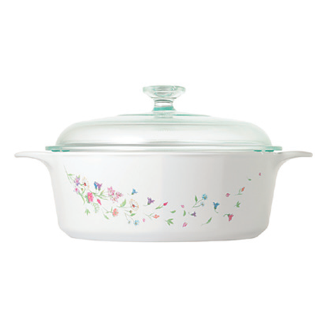 CORNINGWARE DANCING FLORAL 3.25L Round Covered Casserole Buy Online in Zimbabwe thedailysale.shop