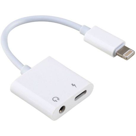2-in-1 Lightning to Aux Adapter for iPhone 7 Buy Online in Zimbabwe thedailysale.shop