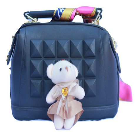 Small black luxury Polyurethane womens designer handbag shoulder bag Buy Online in Zimbabwe thedailysale.shop