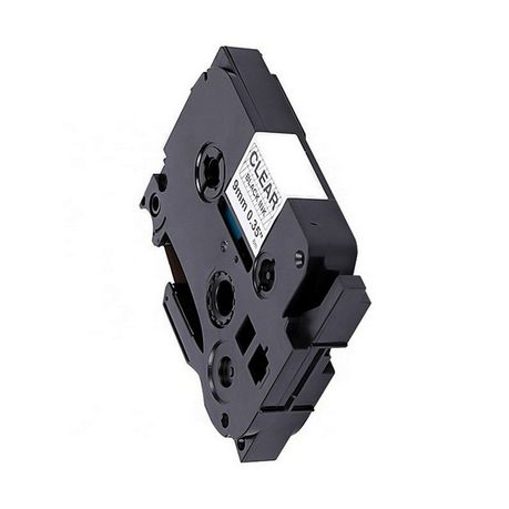 Brother TZ 121 Label Tape Laminated (9mm) Blk/Clr (8m) - Compatible