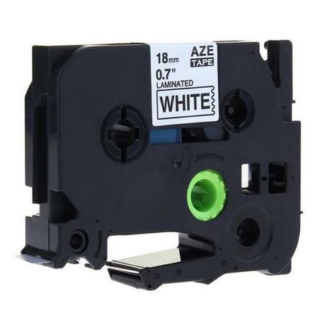 Brother TZ 241 Label Tape Laminated (18mm) Blk/Wht (8m) - Compatible Buy Online in Zimbabwe thedailysale.shop