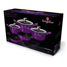 Load image into Gallery viewer, Berlinger Haus 10 Piece Marble Coating Cookware Set - Royal Purple Edition

