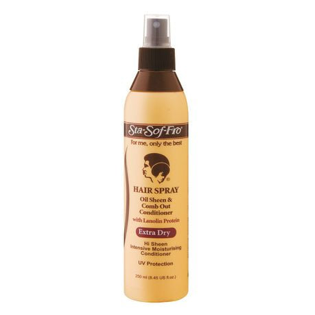 Sta-Sof-Fro Oil Sheen Comb Out Extra Dry Spray - 250ml