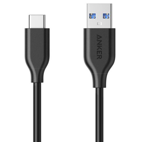Anker PowerLine 3ft USB-C To USB 3.0 Cable Black Buy Online in Zimbabwe thedailysale.shop