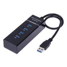 Load image into Gallery viewer, 3.0 USB Hub 4 Port -Black
