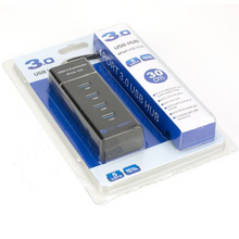 Load image into Gallery viewer, 3.0 USB Hub 4 Port -Black
