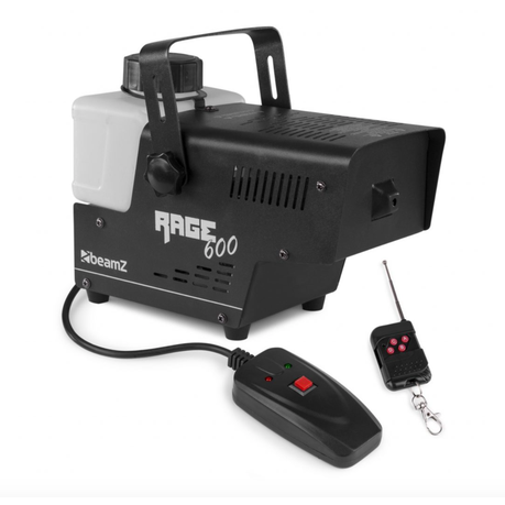 Beamz 160.702/RAGE600 Smoke Machine with Wire and Wireless Remote Control Buy Online in Zimbabwe thedailysale.shop