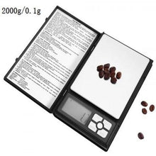 Load image into Gallery viewer, Scale 2000g/0.1g Digital Pocket Scale Book Type
