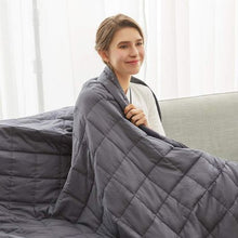 Load image into Gallery viewer, Somnia Luxury Twin Bed Size 4.5kg Gravity Weighted Blanket - Duck Grey

