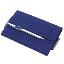 Load image into Gallery viewer, TROIKA Organiser Document Travel Case TRAVEL OFFICE Blue/Grey
