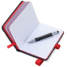 Load image into Gallery viewer, Troika Notepad A7 &amp; Multitasking Ballpoint Pen LILIPAD+LILIPUT Black/Red
